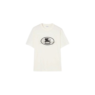 BURBERRY KNIGHT STAMP COTTON T-SHIRT 81234321